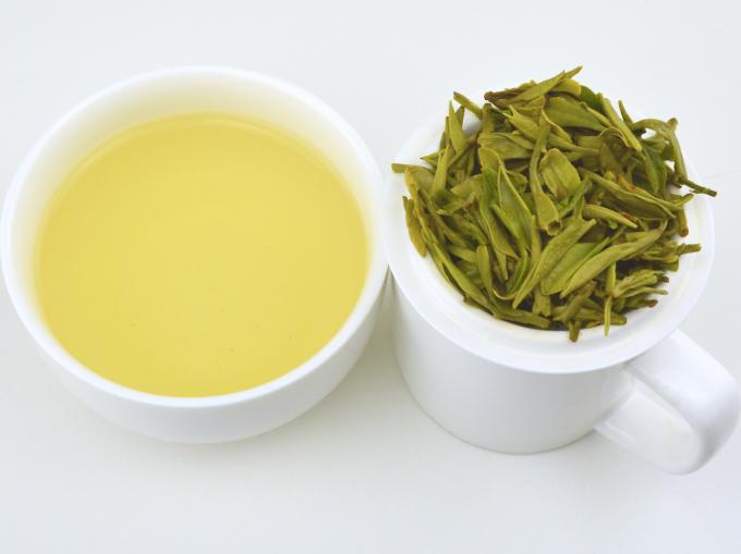 VRIJE de merknamen groene thee van de STEEKPROEF decaf longjing groene thee