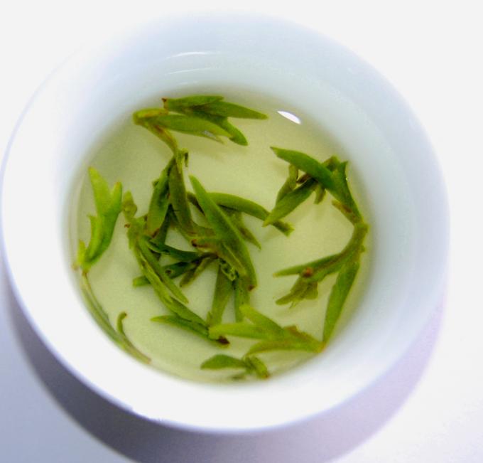 Van de de Vormvorm van de gezondheids het Organische draak goed groene thee Gebogen Verse Theeblad