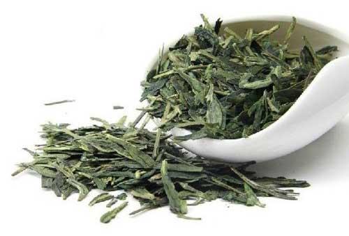 Het gebogen materiaal van het de thee Verse Theeblad van de Vormlong ching dragonwell groene