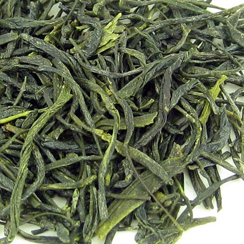 De vroege jian groene thee van de Lente xin yang mao met duidelijk zichtbare enige knop